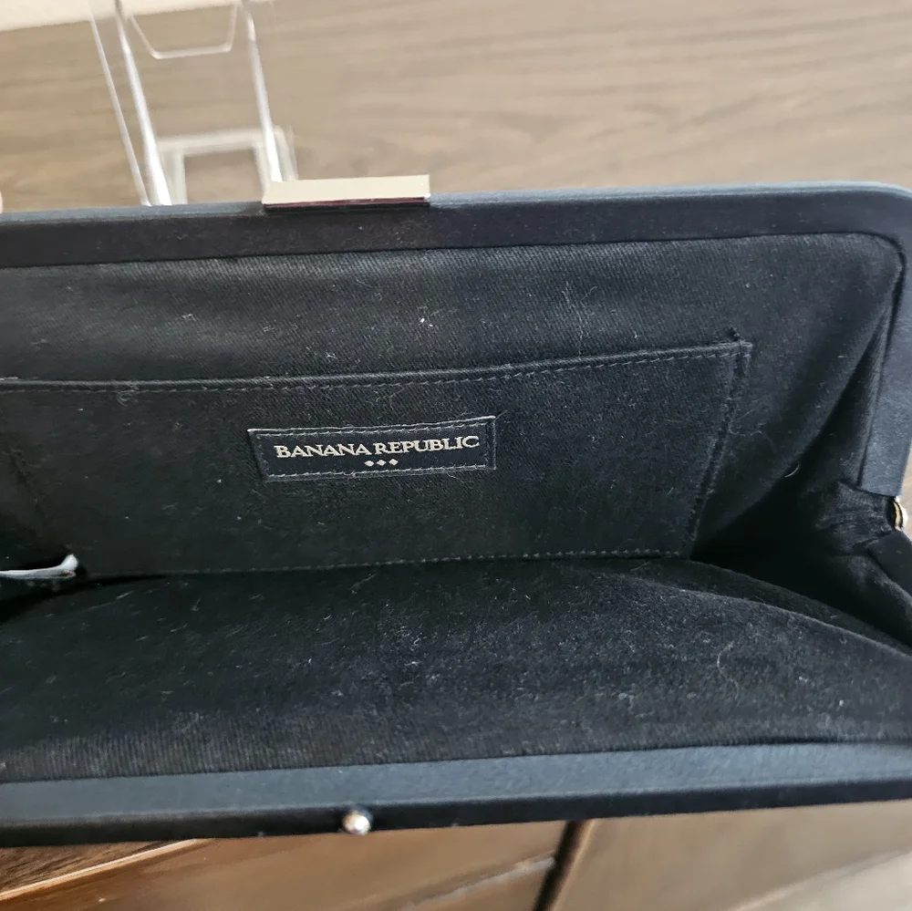 Vintage Banana Republic Satin Clutch